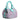 Women's Leather Lucia Bag Intrecciato Optical in Nappa Fucsia and Twinkletif