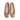 Women Ballerina Shoes with hidden heel in Nappa Beige