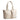 Sophia Petite Intrecciato Optical Shopping Bag in Nappa Ivory