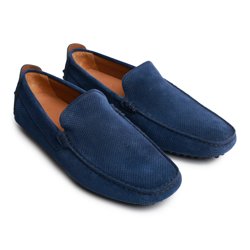 new Jennifer Tattanelli ♔ Driver Driving Shoe Slip On Loafer ♔ Grey Suede  ♔ 11 Men leather driving shoes​ | Jennifer Tattanelli Italian  main image 4