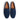 Men's Slip-on Leather Driver Loafer in Suede Blue Navy