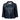 Women Cropped Nappa Leather Jacket in Blue Navy
