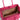 Sophia Maxi Intrecciato Zippered Nappa and Suede Leather Bag in Fucsia