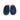 Men's Slip-on Mule Leather Driver in Suede Navy Blue