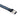 Men's Blue Denim Braided Stretch Belt with Suede Trim