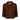 Women Cropped Suede Leather Jacket in Chocolate