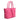 Sophia Intrecciato Optical Zippered Shopping Bag in Nappa and Suede Fucsia
