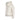 Women's Cashmere Puffer Jacket with Fox Fur Collar in Ivory