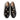 Women's Lasered Nappa Leather Sneakers in Black with Bees