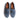 Men Slip-On Suede Loafers with Bow Accent in Jeans