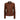 Astrid Short Leather Stretch Jacket in Suede Chocolate