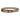 Men's Beige and Brown Braided Stretch Belt with Suede Trim