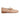Camel Woven Leather Loafers with Gold Horsebit
