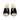 Women Block Heel Nappa Leather Slip-on Sandals in Black