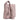 Women's Leather Crossbody Bag Intreccio Optical in Pink