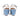 Women's  Leather Wedge Sandals in Intrecciato Blue and White
