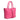 Sophia Intrecciato Optical Zippered Shopping Bag in Nappa Fucsia
