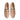 Camel Woven Leather Loafers with Gold Horsebit