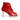 Women Open Toe Platform Ankle Booties in Nappa Red