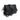 Woman Leather Clutch Intrecciato Optical in Nappa Black