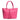 Sophia Intrecciato Optical Zippered Shopping Bag in Nappa Fucsia