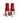 Women Open Toe Platform Ankle Booties in Nappa Red
