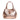 Women's Leather Lucia Bag Intrecciato Optical in Laminated Rose Gold