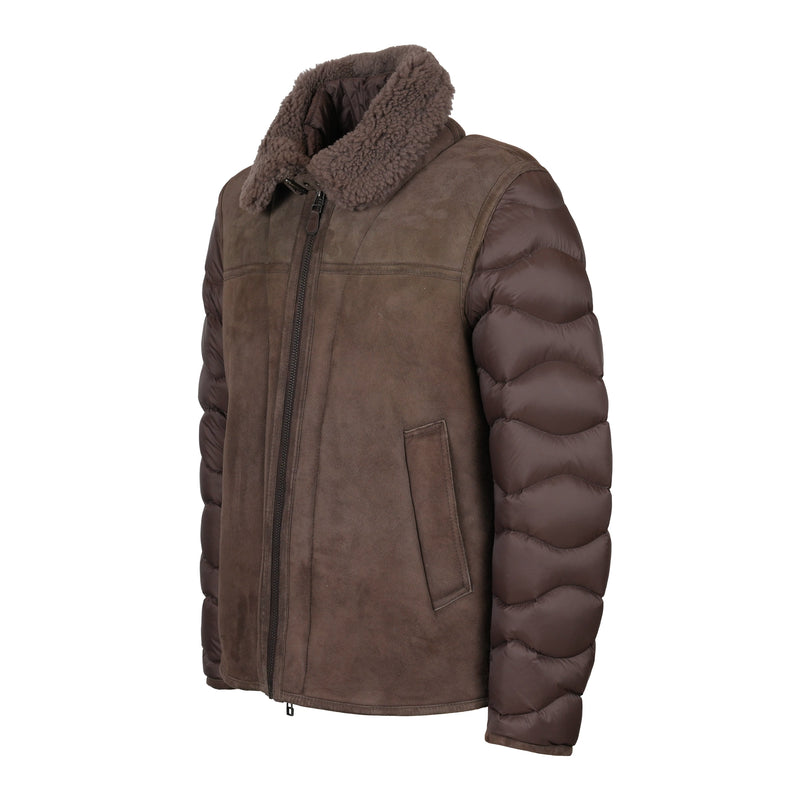 Men's short leather jacket | Jennifer Tattanelli Italian Atelier