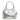 Women's Laminated Leather Lucia Bag Intreccio Optical in Silver