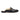 Women's Leather Horsebit Mule Loafers in Nappa Black