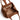 Women's Leather Lucia Bag Intrecciato Optical in Nabuk Bruciato
