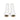 Women Open Toe Ankle Booties Lasered in White Leather