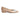 Women Pointed Ballet Flats with Flower in Nude