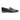 Navy Woven Leather Loafers with Gold Horsebit