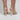Women Nude Perforated Suede Lace-Up Peep-Toe Heels