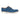 Men Lace Up Leather Shoes in Morbidone Navy Blue