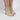 Women Nude Perforated Suede Lace-Up Peep-Toe Heels