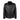 Men Reversible Pieno Fiore Short Leather Jacket in Black