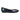 Women Ballerina Shoes with hidden heel in Deep Blue Leather