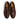 Men Intreccio Quadro Loafers in Brandy