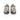 Women Clio Rose Leather Sneakers in Antracite