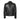 Men’s Nappa Leather Biker Jacket in Black