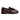 Women's Dark Brown Leather & Pony Hair Loafers with Tassels