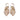 Woman Pointed Slingback with Kitten Heel and Tone-on-Tone Accessory in Lino Patent Leather
