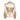 Long Sleeve Silk Blouse with Sash in Champagne
