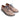 Men Lace Up Leather Shoes in Morbidone Cappuccino