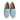 Men's Slip-on Leather Driver Loafer in Suede Light Blue