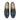 Women's Leather Horsebit Loafers in Nappa Blue Navy
