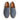 Men Slip On Intrecciato Nabuk Leather Shoes in Pearl Blue