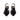 Women's Black Patent Leather Pumps with Museum Low Heel